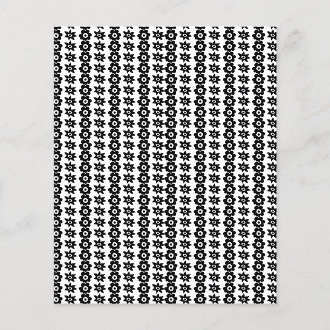 Ein sich wiederholendes Muster miteinander verbund Flyer (Vorne)