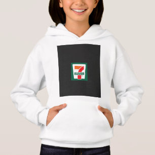 ein sieben Logo auf grünem Hintergrund Hoodie
