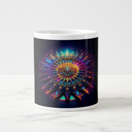 Ein Sierpinski-Dreieck-Fraktal Jumbo-Tasse