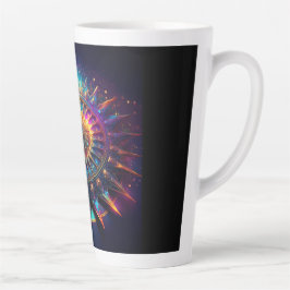 Ein Sierpinski-Dreieck-Fraktal Milchtasse