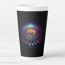 Ein Sierpinski-Dreieck-Fraktal Milchtasse