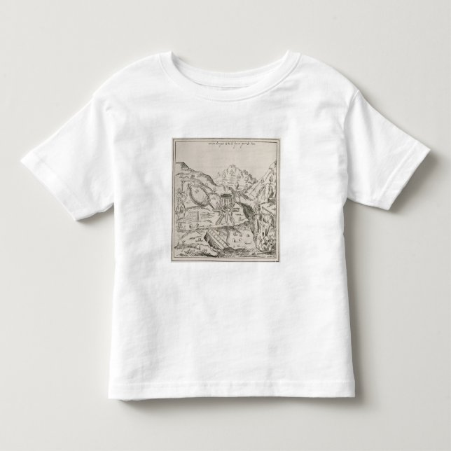 Ein silbernes Mine Kleinkind T-shirt (Vorderseite)