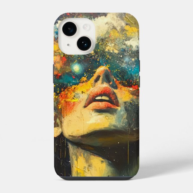 Ein simuliertes Universum iPhone Hülle (Rückseite)