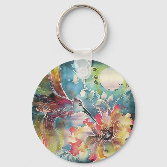 Ein Single Hummingbird Schlüsselanhänger (Vorderseite)