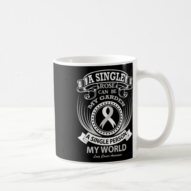 Ein Single kann mein Lungenkrebs sein Kaffeetasse (Rechts)
