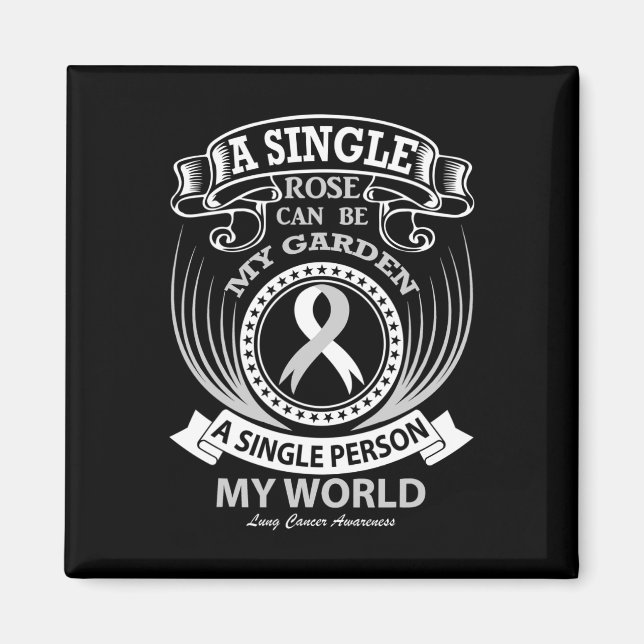 Ein Single kann mein Lungenkrebs sein Magnet (Vorne)