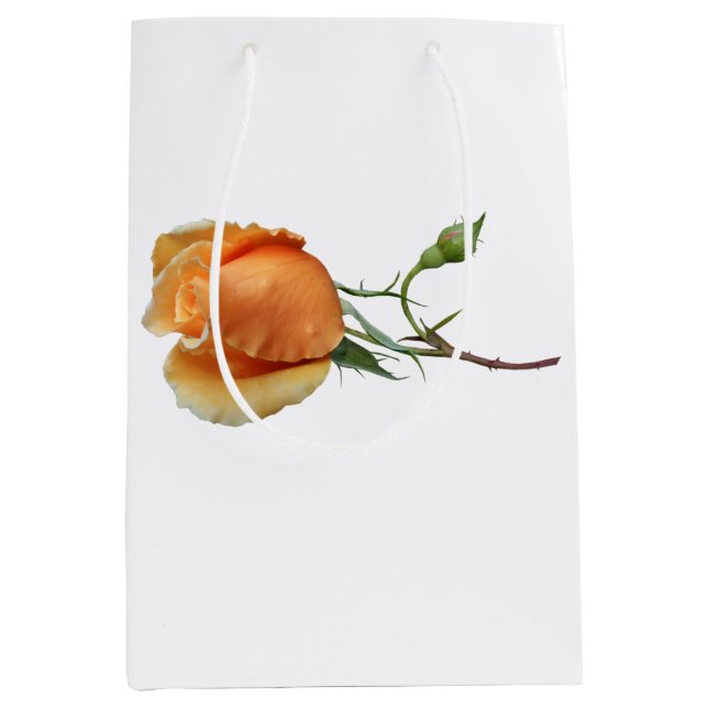 Ein Single Rose Schneiden Mittlere Geschenktüte (Vorderseite)