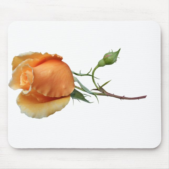 Ein Single Rose Schneiden Mousepad (Vorne)