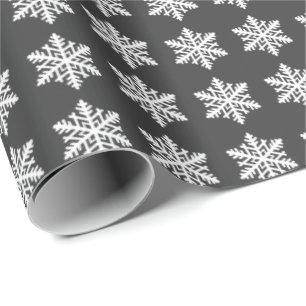 Ein Single Snowflake Geschenkpapier