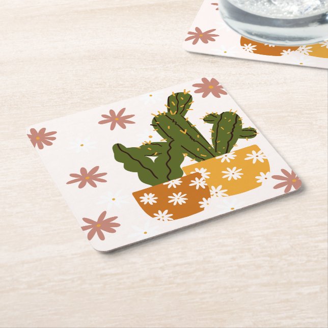 Ein skandinavisches Kunstmuster ohne Grenzen Rechteckiger Pappuntersetzer (angewinkelt)