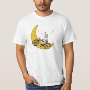 Ein Skelett Fahrrad T-Shirt