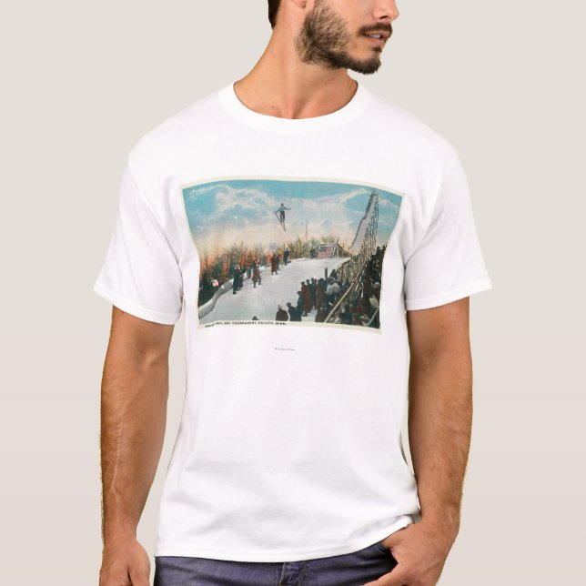 Ein Ski-Turnier-Sprung T-Shirt (Vorderseite)
