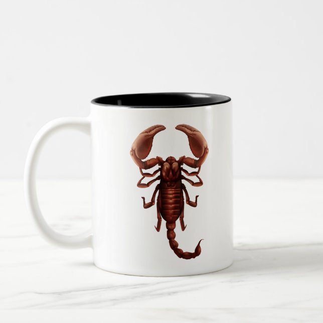 Ein Skorpion Zweifarbige Tasse (Links)