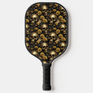 Ein Skull und Rose Serie Design 8 Pickleball Schläger