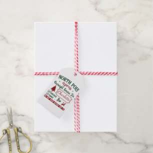 Ein skurriles Weihnachtsgeschenk vom Nordpol Geschenkanhänger