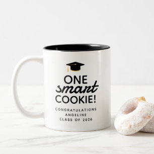 Ein Smart Cookie-Abschluss Zweifarbige Tasse