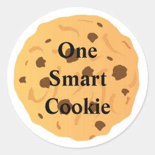 Ein Smart-Cookie-Sticker Runder Aufkleber