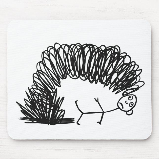 Ein smokey Zeichnen Mousepad (Vorne)