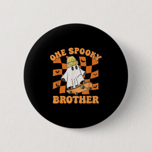 Ein Soky Brother Geburtstag Halloween Skateboardin Button