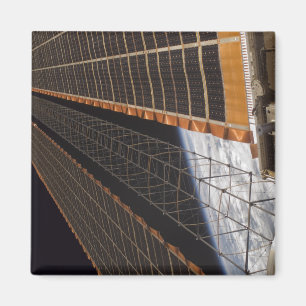 Ein Solarstromanlageflügel Magnet