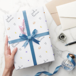 Ein solcher Stier (Retro-Farben) Geschenkpapier