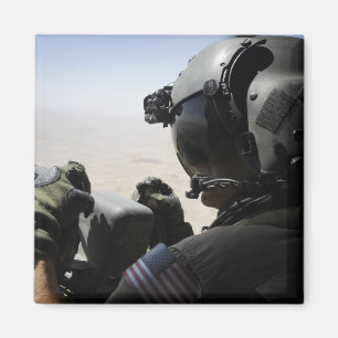 Ein Soldat bietet Sicherheit Magnet