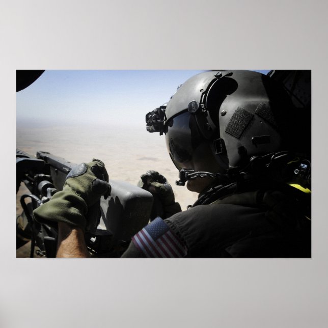 Ein Soldat bietet Sicherheit Poster (Vorne)