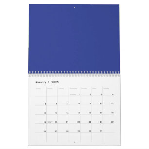 Ein solider blauer Hintergrund ohne sichtbares Ele Kalender