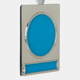Ein solider, hellblauer Hintergrund ohne jegliches Banner-Ornament Silber