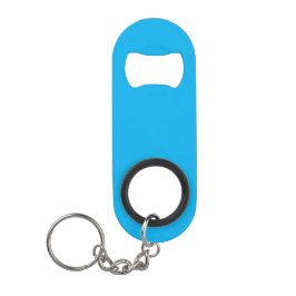 Ein solider, hellblauer Hintergrund ohne jegliches Mini Flaschenöffner