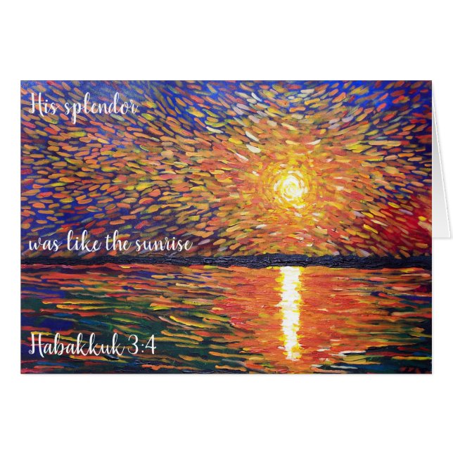 Ein solider Sonnenaufgang Habakkuk (Vorderseite (Horizontal))