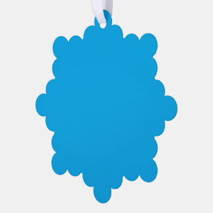 Ein solides hellblaues Hintergrundbild füllt Ornament Karte