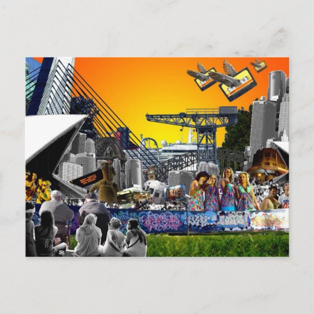 Ein Sommer in Sydney Postkarte (Vorderseite)