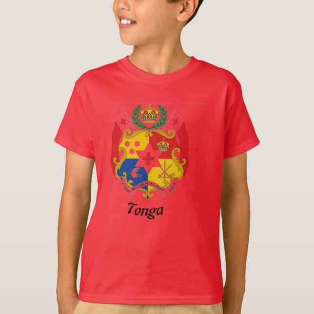 Ein Sommer T - Shirt für einen Jungen Tonga oder (Vorderseite)