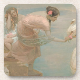 Ein Sommermorgen von Rupert Bunny (1897) Getränkeuntersetzer