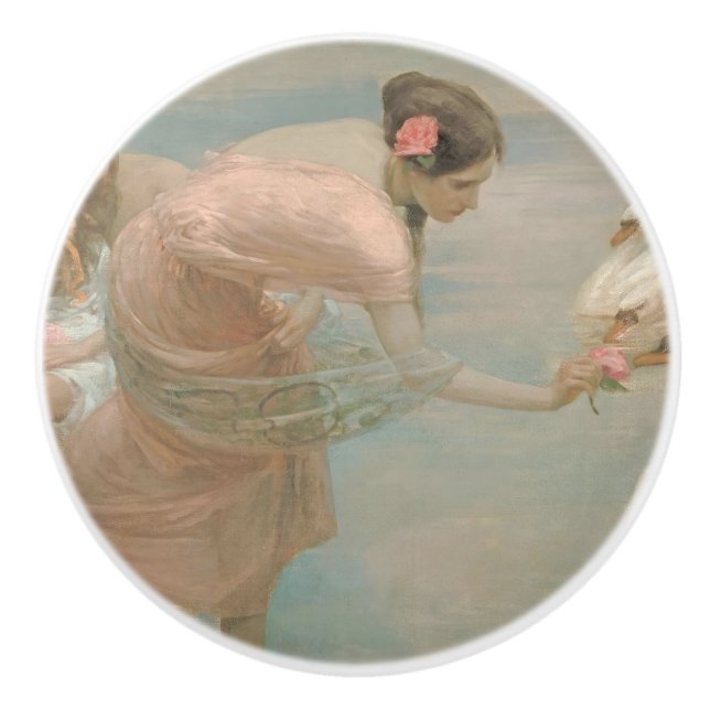 Ein Sommermorgen von Rupert Bunny (1897) Keramikknauf (Vorderseite)