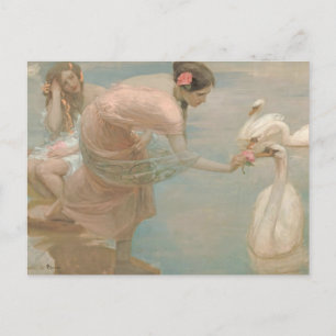 Ein Sommermorgen von Rupert Bunny (1897) Postkarte