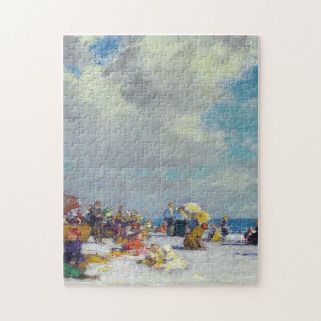 Ein Sommernachmittag von Edward Henry Potthast Puzzle (Vertikal)