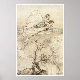 Ein Sommernachtstraum, 1907 Vintage Feenwesen Poster