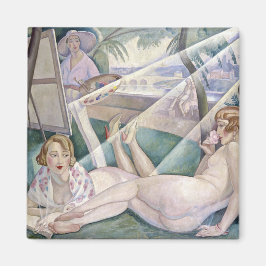 Ein Sommertag (schöne Frauen in der Sonne) Magnet