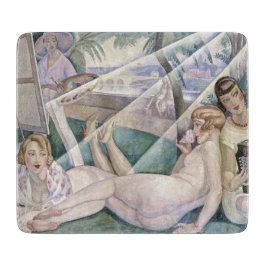 Ein Sommertag (schöne Frauen in der Sonne) Schneidebrett
