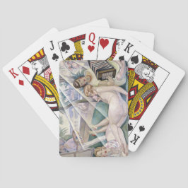 Ein Sommertag (schöne Frauen in der Sonne) Spielkarten