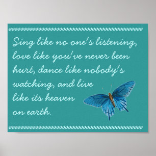 Ein Song-Poster Poster