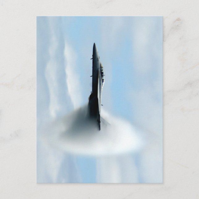 Ein Sonic Boom Postkarte (Vorderseite)