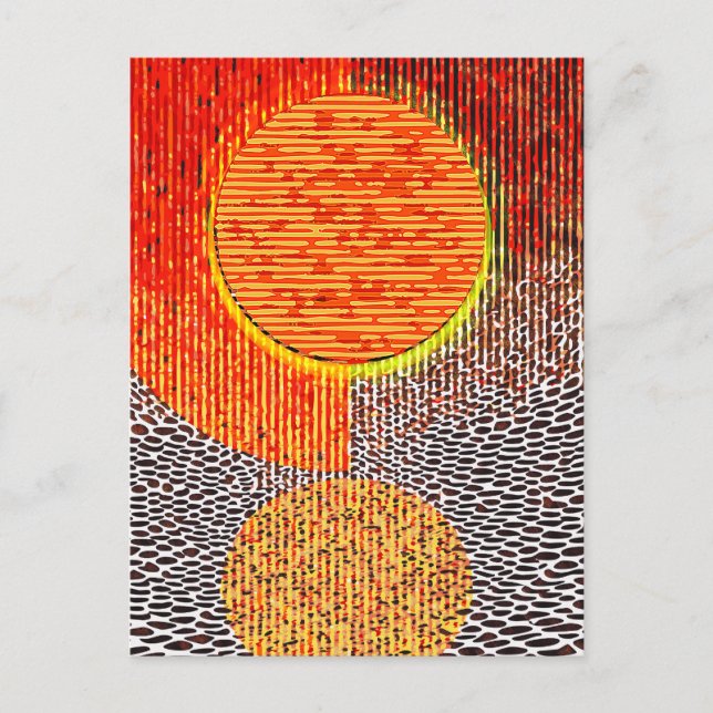 Ein Sonnenaufgang Postkarte (Vorderseite)