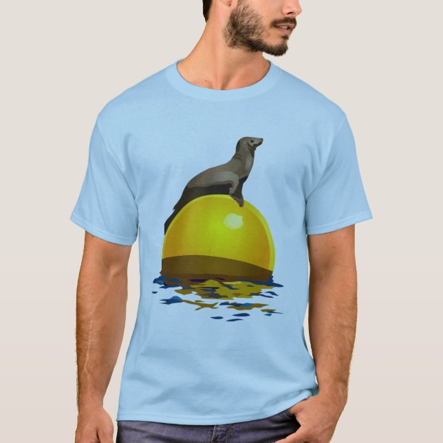 Ein Sonnenbad nehmender Seelöwe T-Shirt (Vorderseite)
