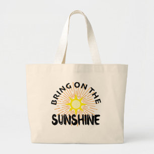Ein Sonnenschein-Design - Jumbo-Tasche Jumbo Stoffbeutel