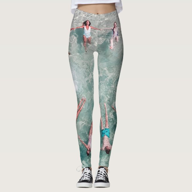 "Ein sonniger Moment im Meer" Leggings (Vorderseite)