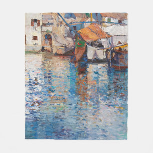 Ein sonniger Tag im alten Hafen Leontine von Fleecedecke