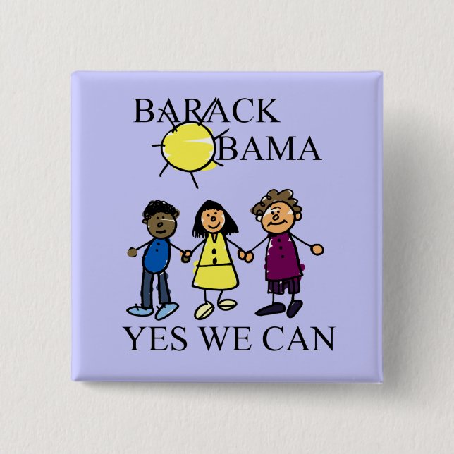 EIN SONNIGER TAG MIT OBAMA BUTTON (Vorderseite)